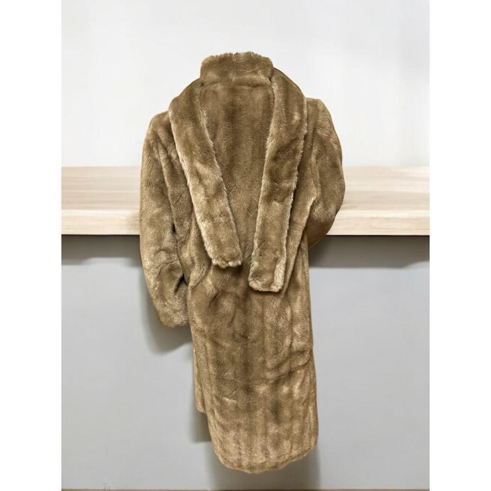 Vintage Women’s 1950’s Tissavel Of France For Country Pacer Faux Fur Coat Size L - Picture 5 of 16